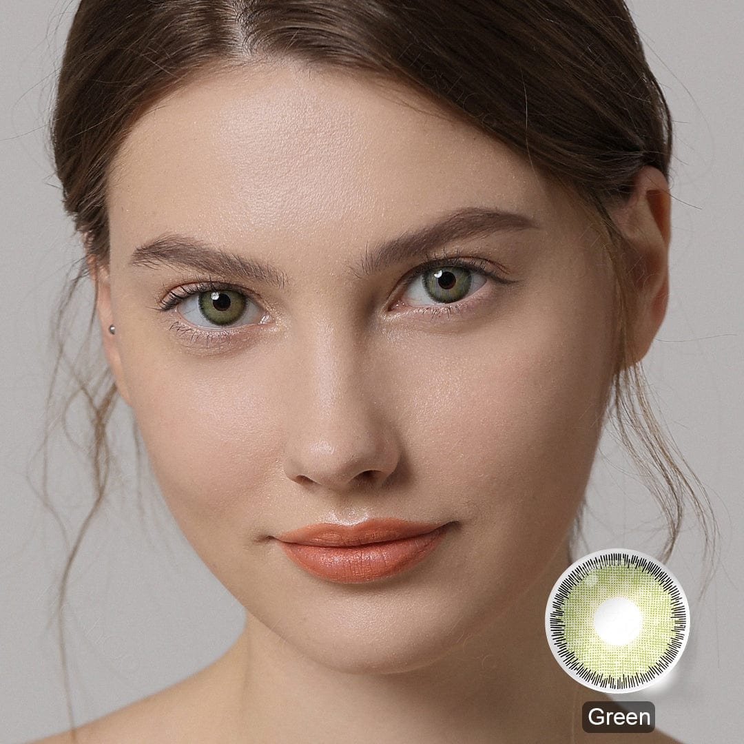Premium Candy Green Coloured Contacts - Image 5