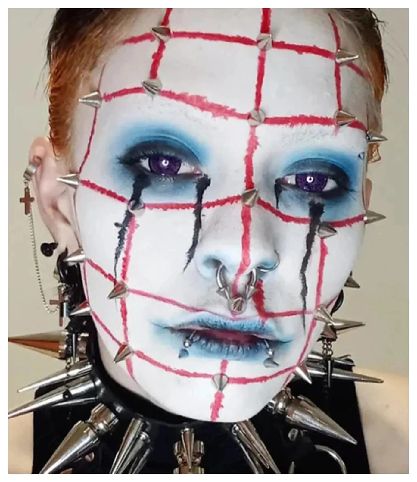 Purple Contract Halloween Cosplay Contacts - Image 4