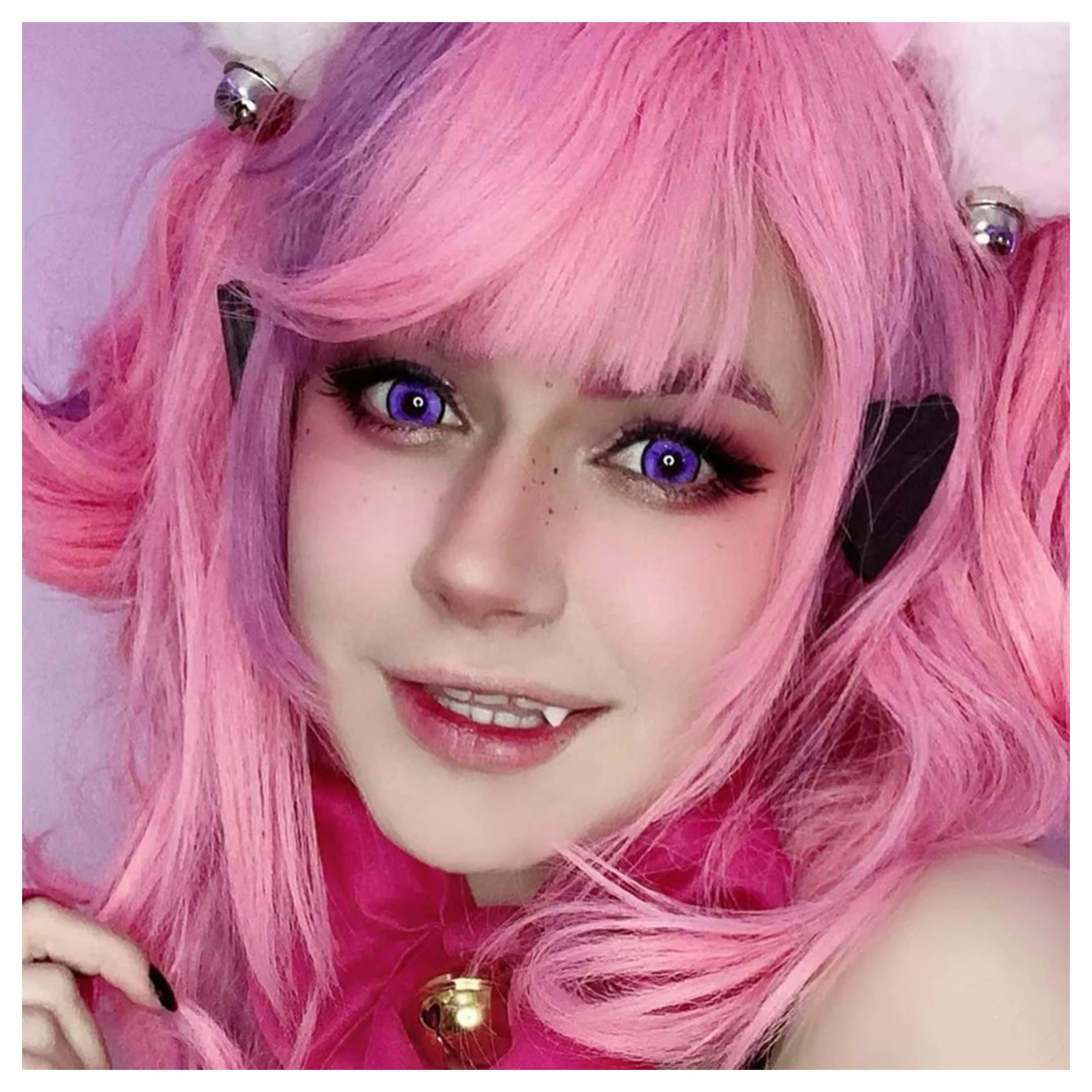 Purple Vampire Halloween Contacts - Image 14