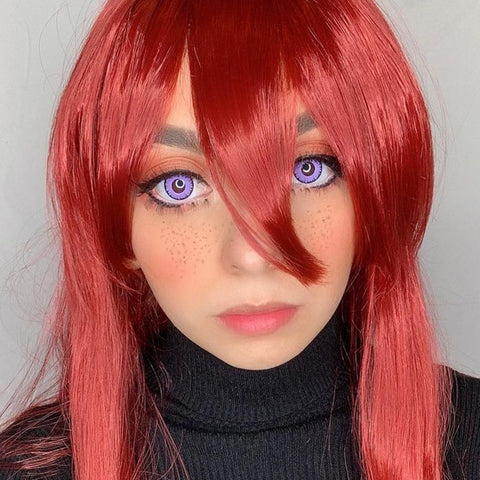 Purple Vampire Halloween Contacts - Image 3