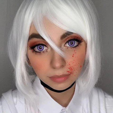 Purple Vampire Halloween Contacts - Image 6