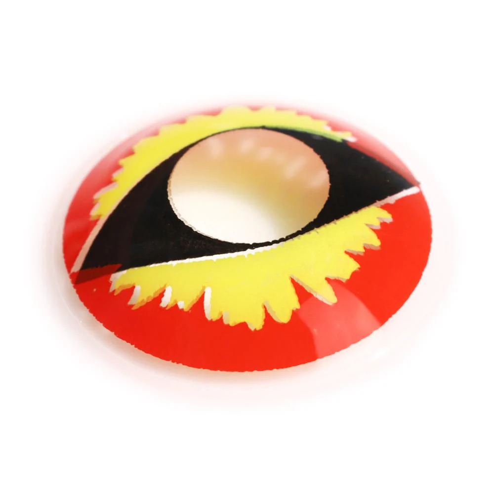 Red Lizard Halloween Contacts - Image 4