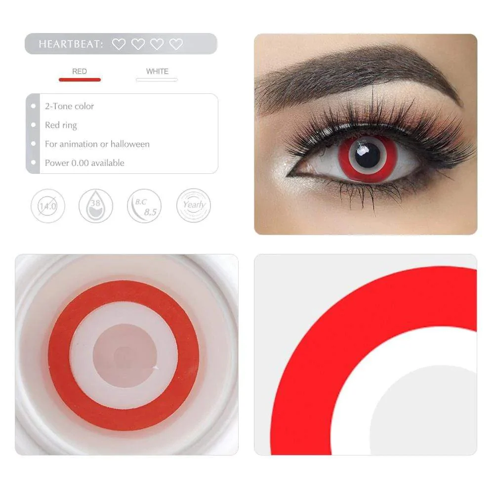 Red Ring Halloween Contacts - Image 3