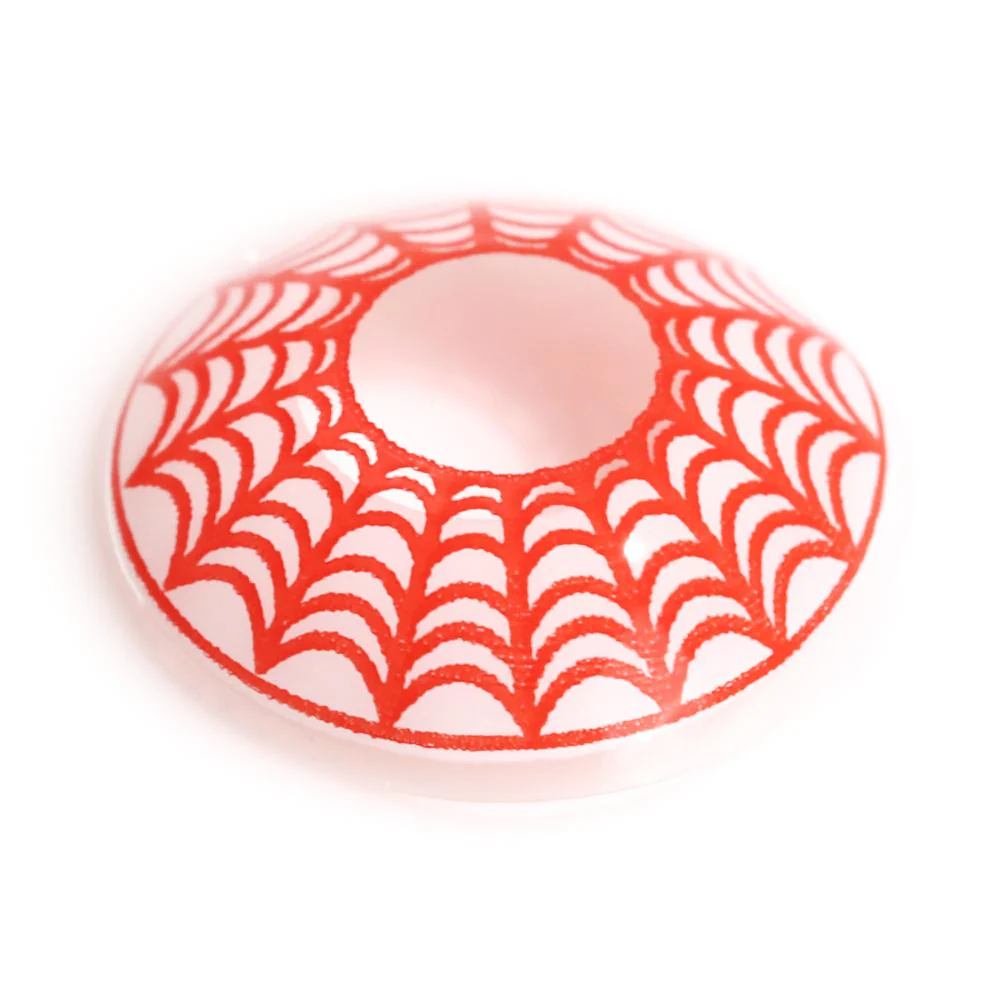 Red Web Halloween Contacts - Image 3
