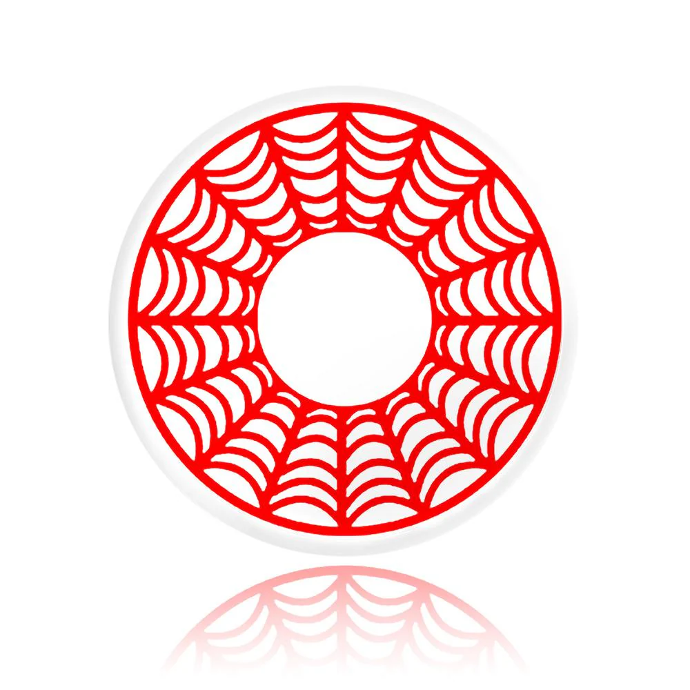 Red Web Halloween Contacts - Image 5