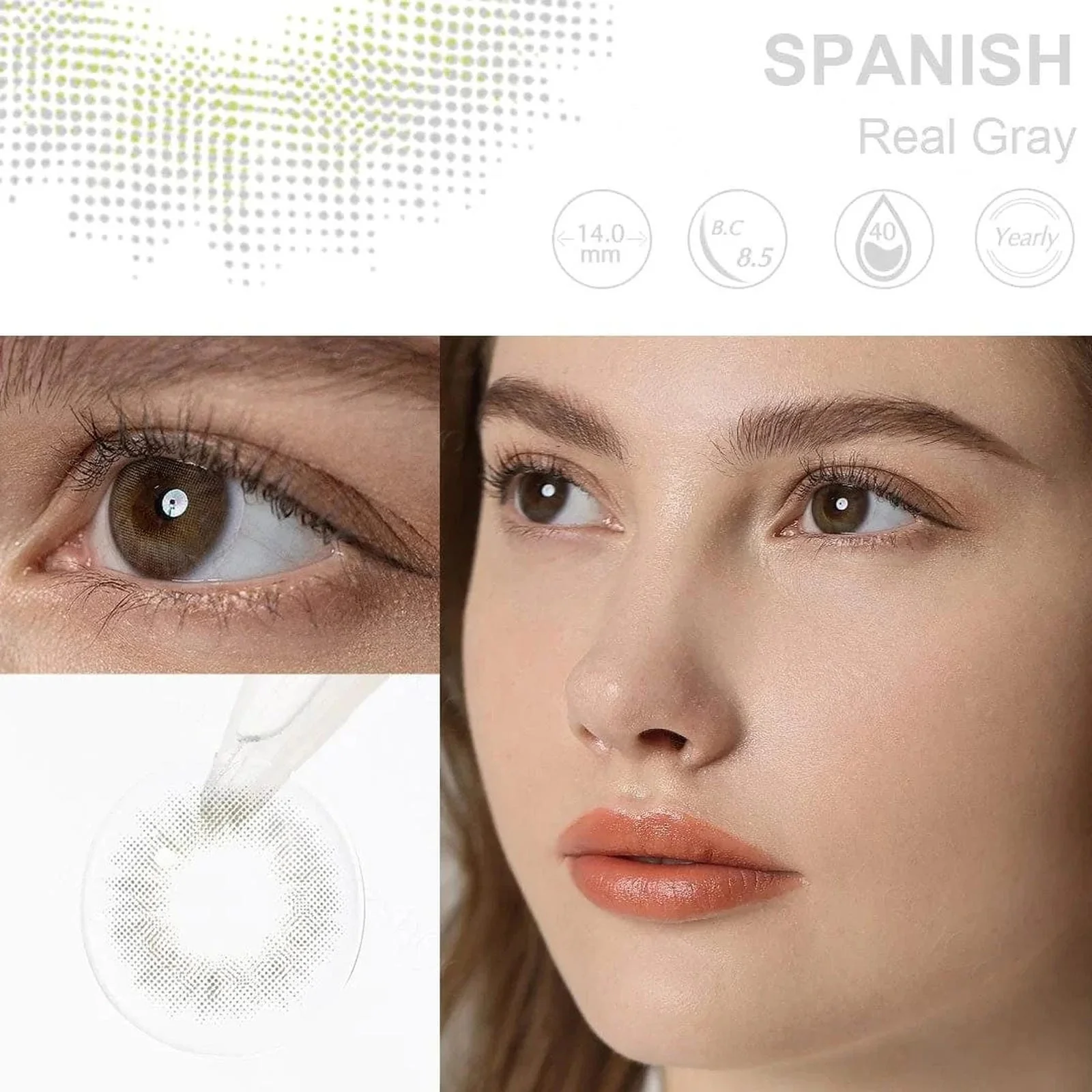 Spanish Real Gray Coloured Contacts - Image 7