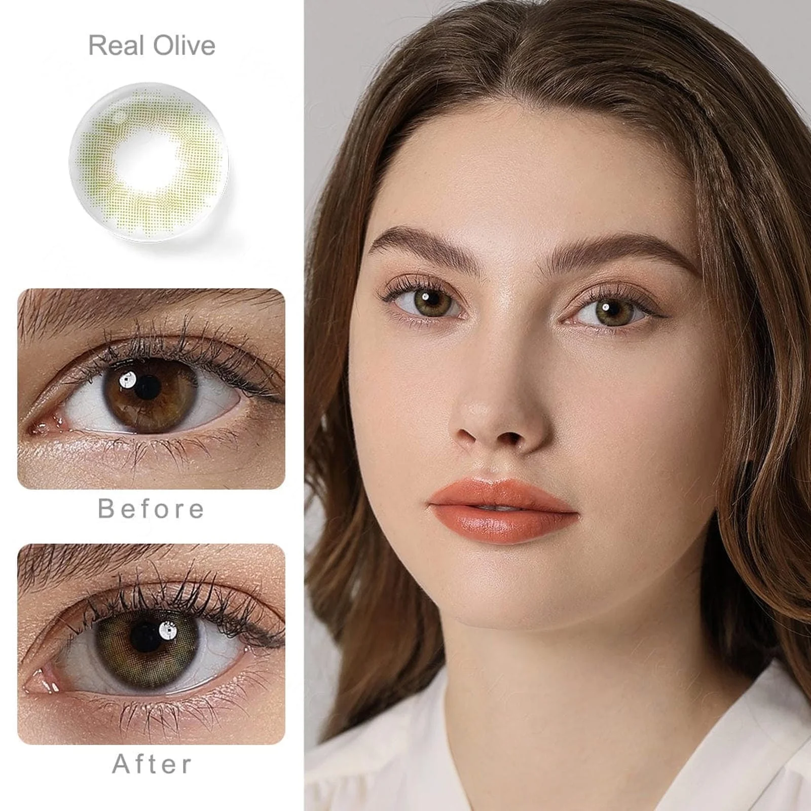 Spanish Real Olive Coloured Contacts - Image 6