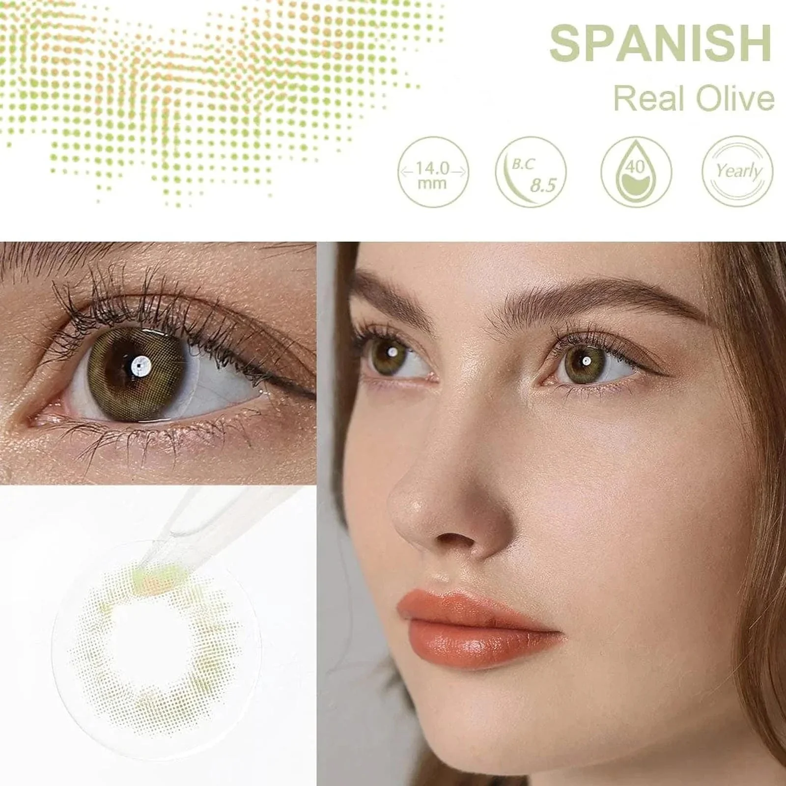 Spanish Real Olive Coloured Contacts - Image 7