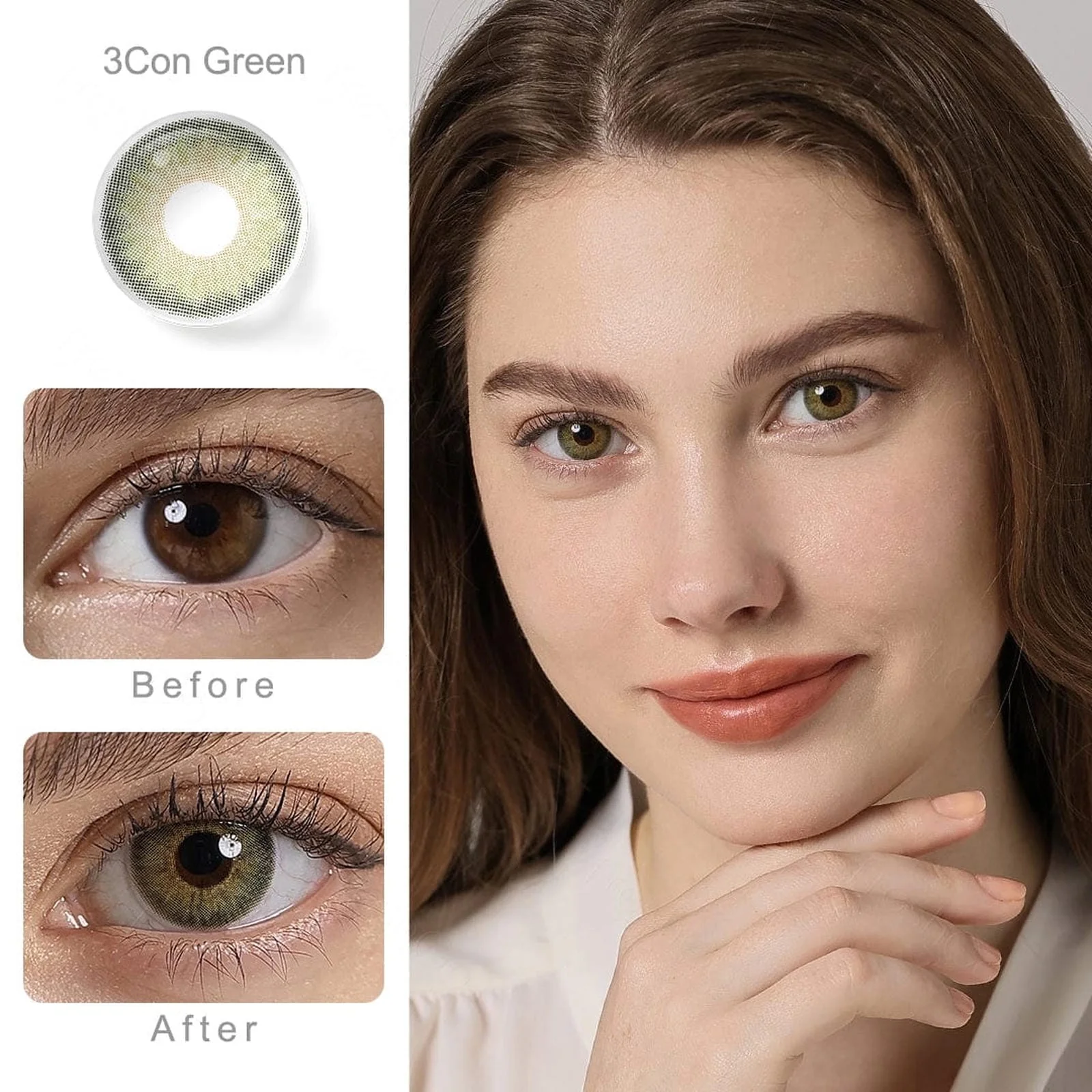 Symphony 3Con Hazel Coloured Contacts - Image 6