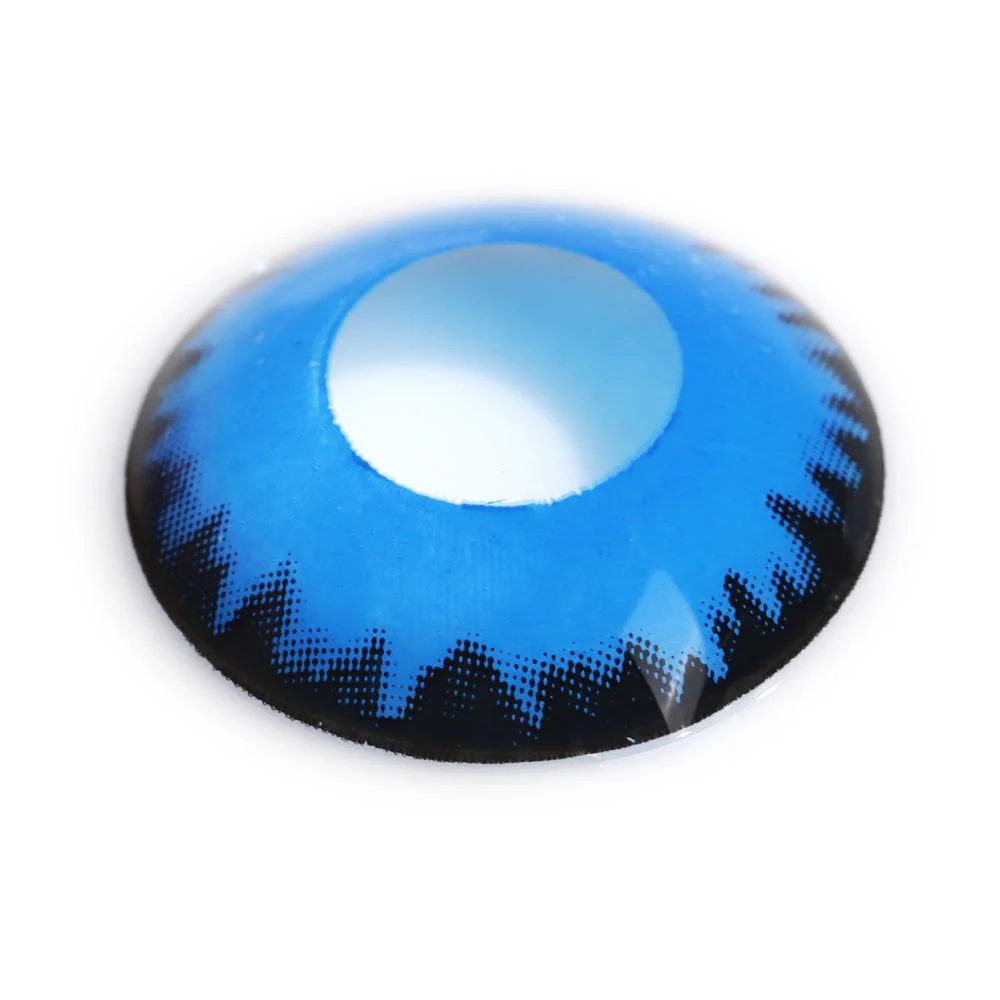 Twilight Blue Werewolf Halloween Contacts (Expiry 8/25) - Image 4