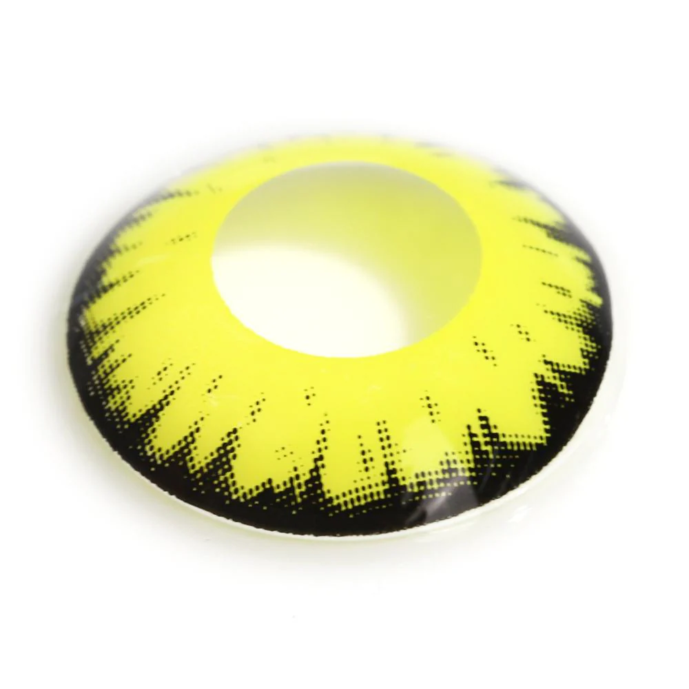 Twilight Yellow Vampire Halloween Contacts - Image 6