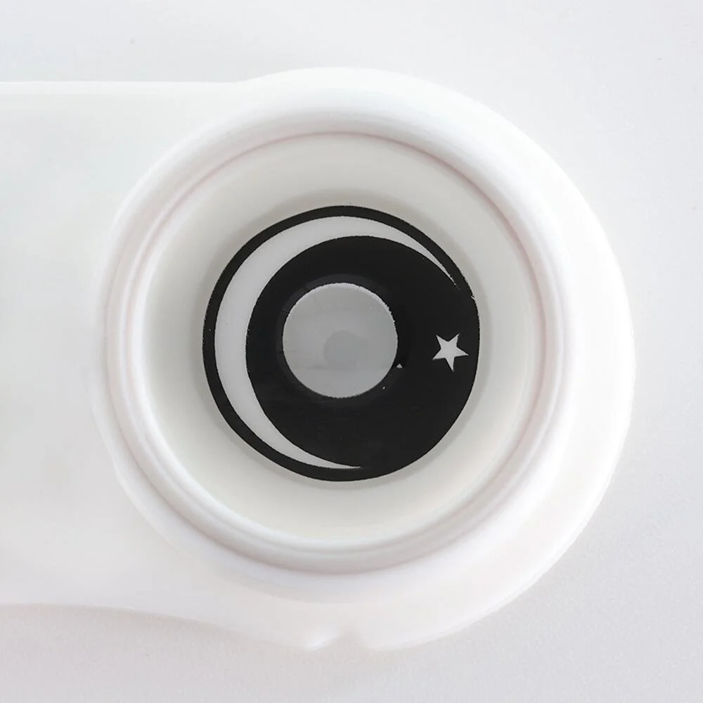 White Galaxy Halloween Contacts - Image 3