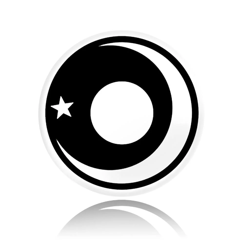 White Galaxy Halloween Contacts - Image 4