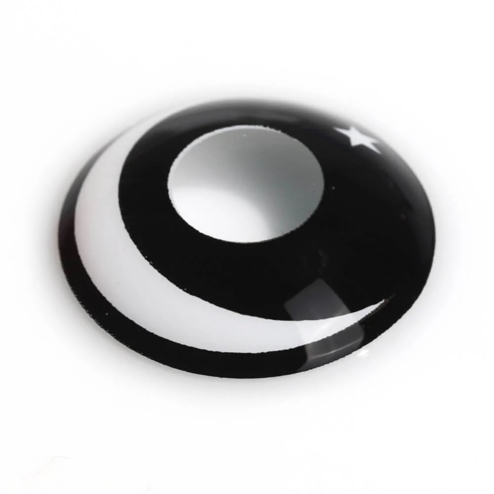 White Galaxy Halloween Contacts - Image 5