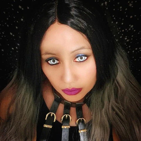 White Hinata Byakugan Cosplay Contacts - Image 2