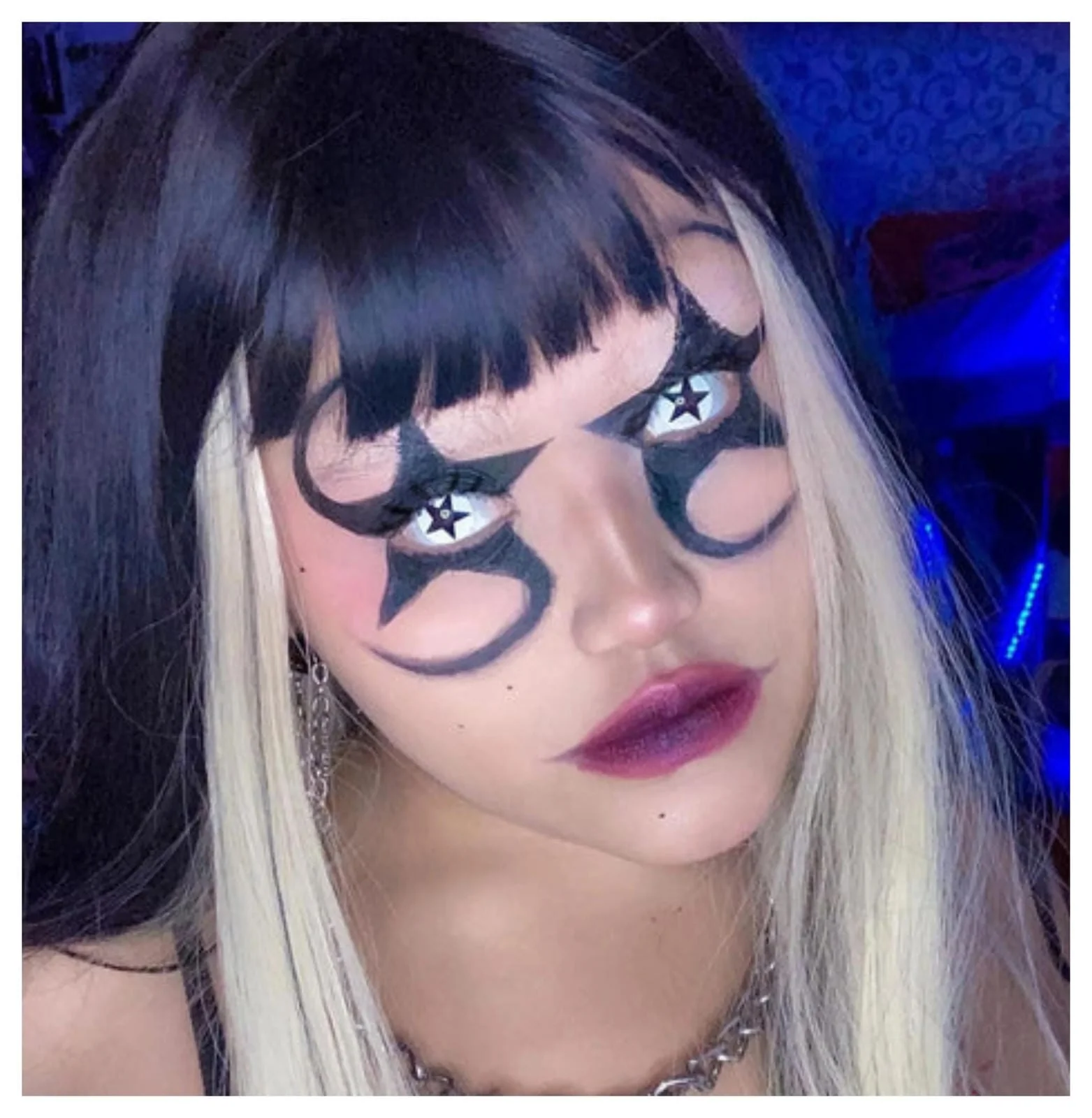 White Pentagram Contacts - Image 3