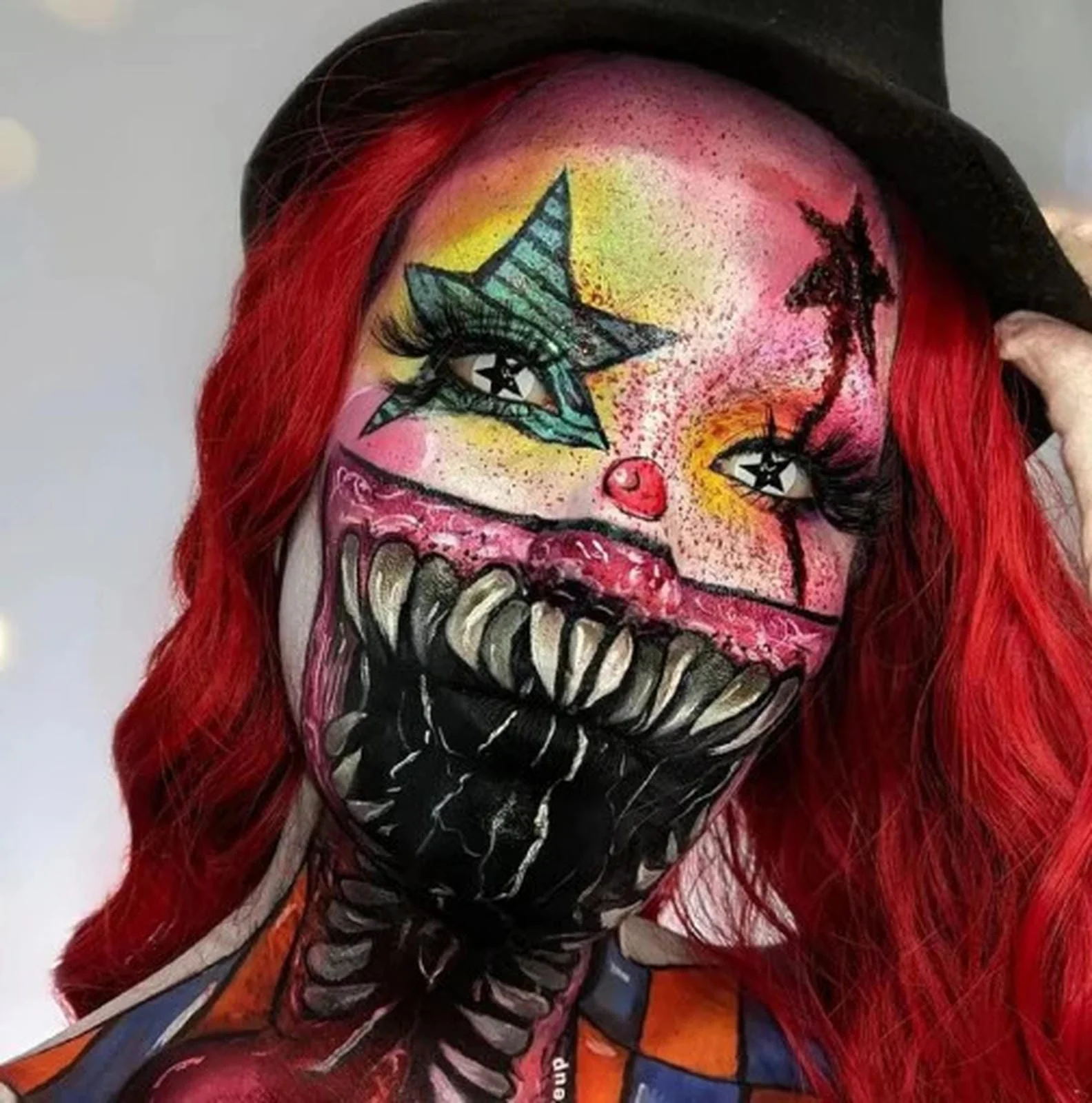 White Pentagram Contacts - Image 4