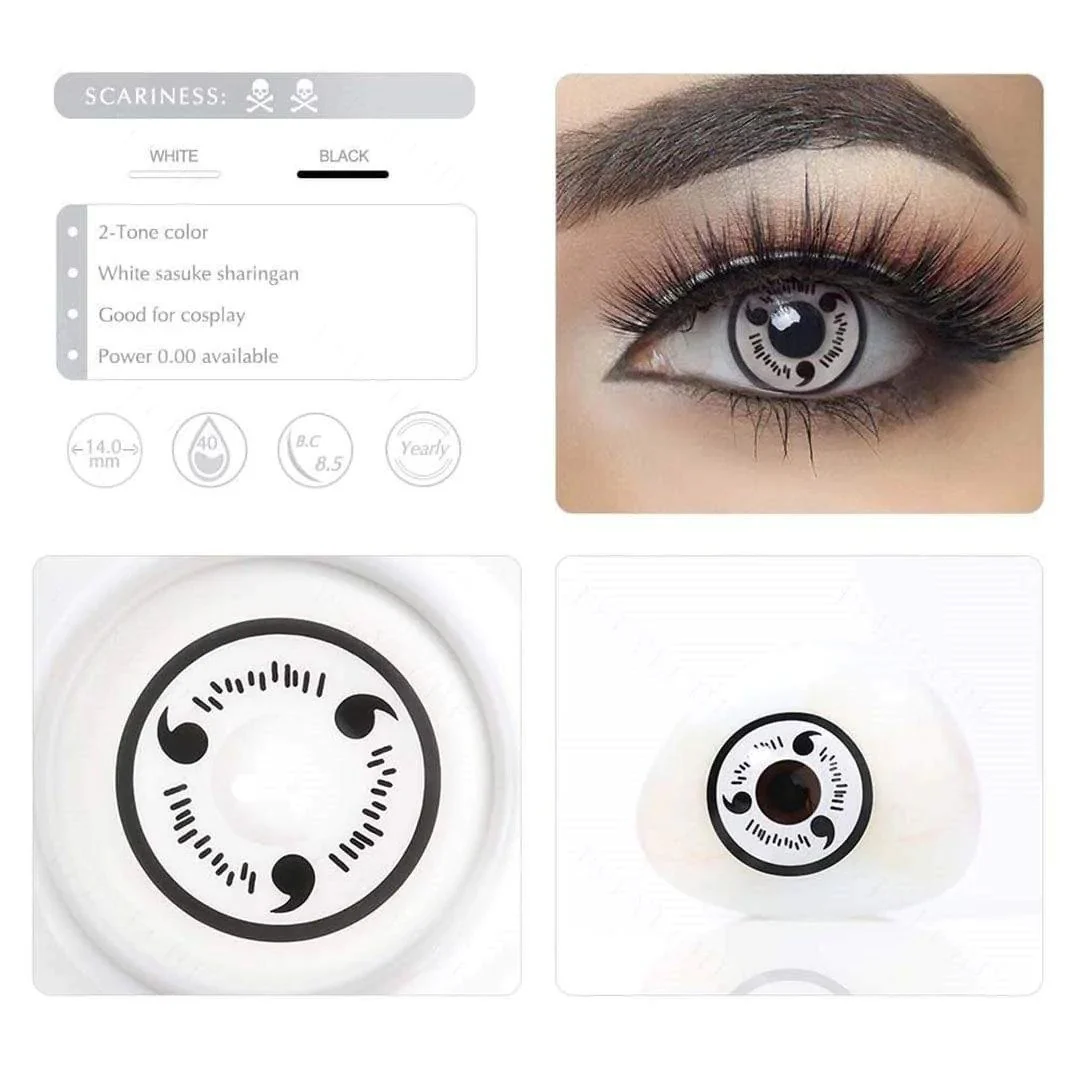 White Sasuke Sharingan Contacts - Image 9
